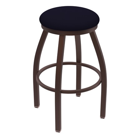 Holland Bar Stool Co 36" Swivel X-Tall Bar Stool, Brnz Finish, Canter Twilight Seat X802